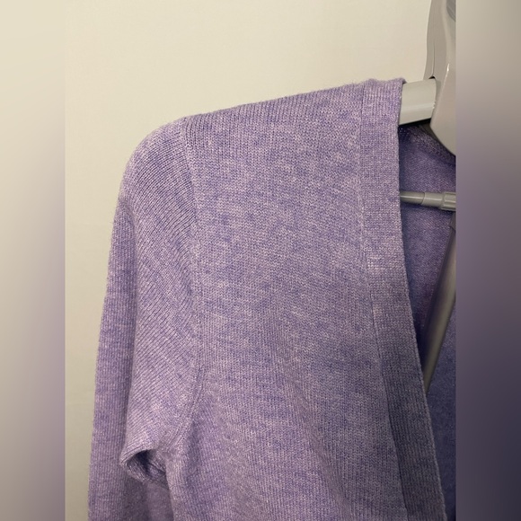 Vila Women's Purple Cardigan Sweater - like new LARGE - Picture 2 of 7